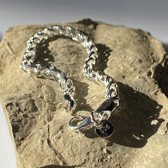 Wide Horsewhip Woven Bracelet - Picture 9 of 11